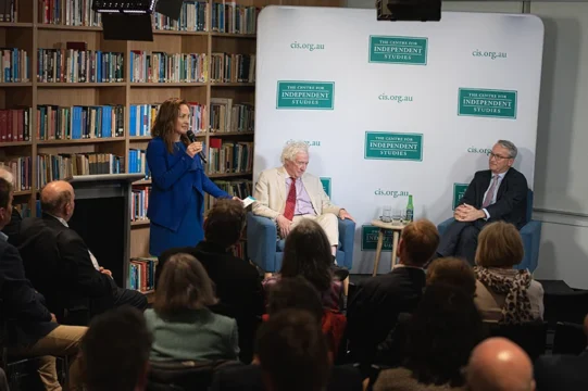 Lord Sumption and Georgina Downer