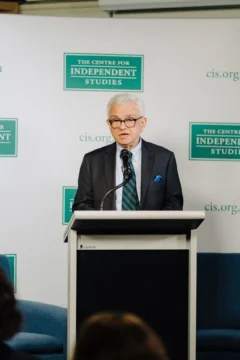 Peter Kurti speaking at the CIS event 'Standing firm against identity politics'