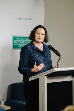 Mary Eberstadt speaking at the CIS event 'Standing firm against identity politics'