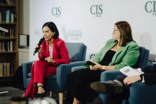 Prue Car MP speaking at CIS event '2023 NSW State Election: Education Debate'