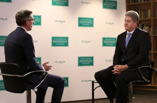 Dominic Perrottet MP and Simon Cowan