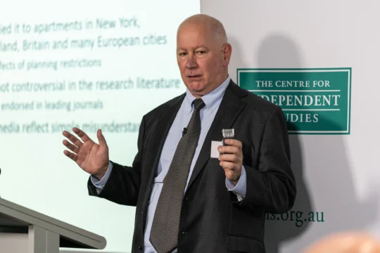 Peter Tulip at the CIS event 'Zoning, Affordability and Neighbourhood Character'