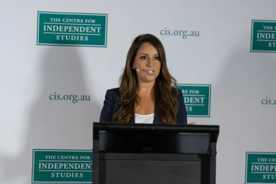 Sharri Markson at the CIS event 'What Really Happened in Wuhan'