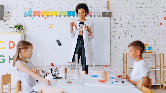 Teaching classroom school