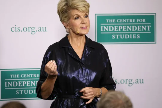 Julie Bishop Discussing China