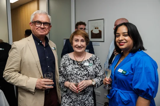 Peter Kurti, Trish Watts & Trish Jha