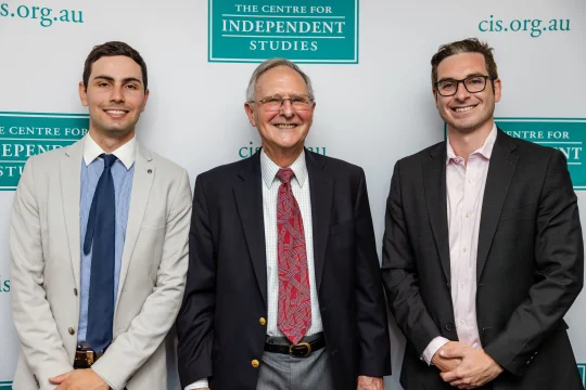 Edmund Stephen, Eric Hanushek and Glenn Fahey