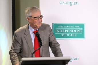 Ian Macfarlane Discussing Ten Remarkable Australians.