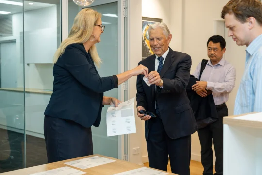 Trish Murray and Glenn Barnes