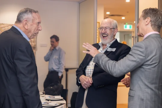 Some of our attendees had fun before our CIS event ''Canberra’s fiscal ticking bomb''