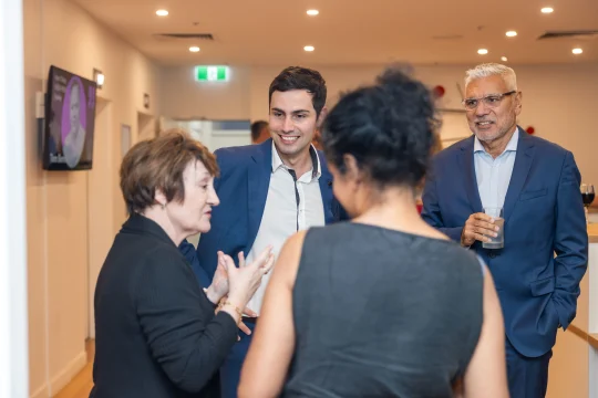 Eddie Stephen, Nyunggai Warren Mundine AO, Trish Watts and Razwina RaihmanRaz