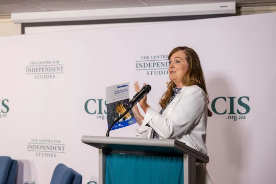 Sarah Powell  speaking at CIS event ''Making Maths Teaching Count''