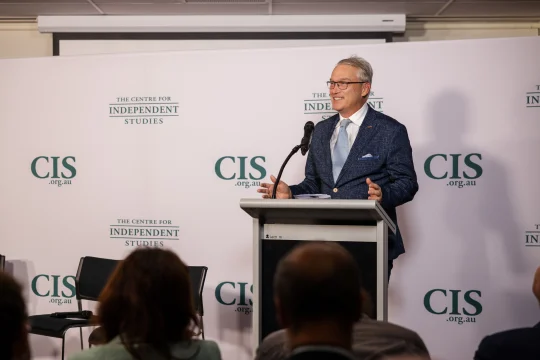 Tom Switzer speaking at CIS event ''The Menzies Watershed''