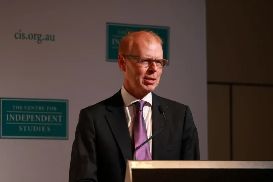 James Bartholomew speaking at CIS event: ''Millennials’ dangerous ignorance of Communism – Melbourne''