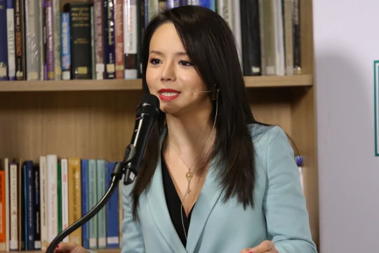 Anastasia Lin speaking at CIS event: ''China and human rights''