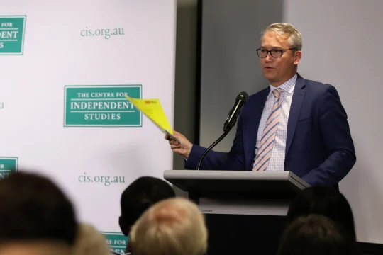 Tom Switzer speaking at CIS event: ''Time to get tougher with the PRC?''