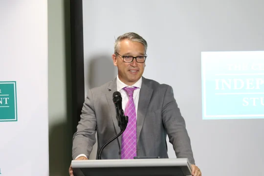 Tom Switzer speaking at CIS event: ''Women in Politics''