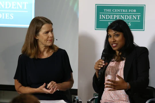 Karina Okotel speaking at CIS event: ''Women in Politics''