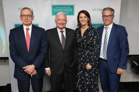 Bob Carr, Nick Greiner, Brigid Glanville & Tom Switzer