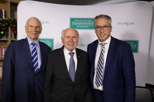 Richard Alston, John Howard & Tom Switzer at CIS event: ''Is there more to life than politics?''