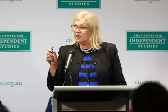 Judith Sloan speaking at CIS event: ''Slash Immigration or Big Australia?''