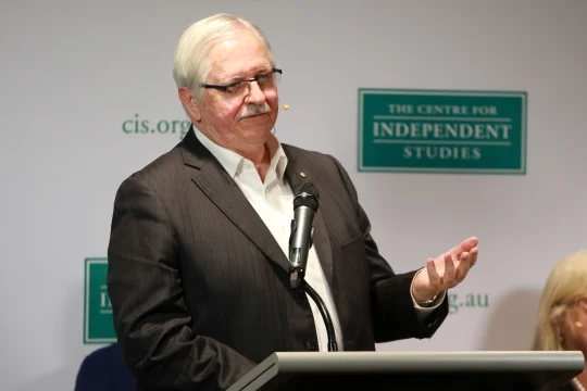 Glenn Withers speaking at CIS event: ''Slash Immigration or Big Australia?''