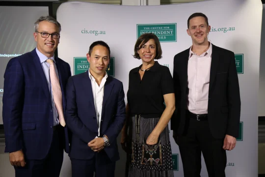 Tom Switzer, John Lee, Sue Windybank & James Laurenceson