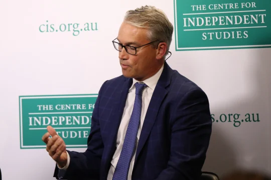 Tom Switzer speaking at CIS event: ''Forty years after Thatcher’s election – Sydney''