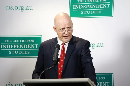 David Leyonhjelm speaking at CIS event: ''David Leyonhjelm at CIS''