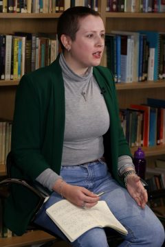 Monica Wilkie speaking at CIS event ''Free Thought is Burning''