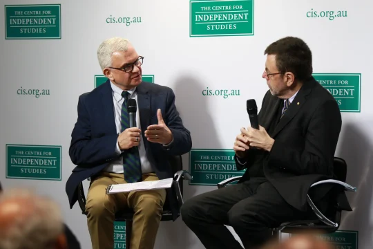 Peter Kurti & Greg Sheridan speaking at CIS event: ''A conversation about God''