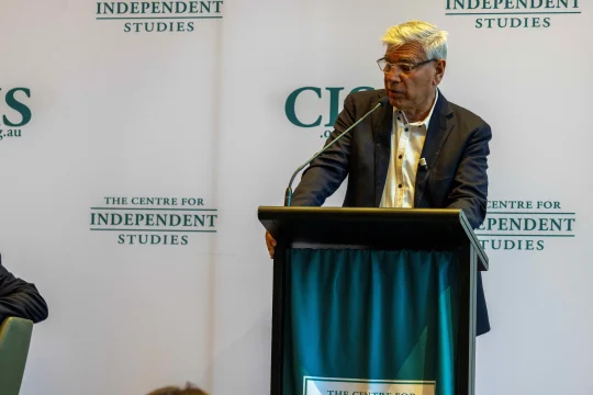 Nyunggai Warren Mundine speaking at CIS event: ''Does Australia need an Indigenous voice to Parliament? – PERTH''