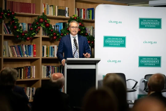 Tom Switzer speaking at CIS event: ''Is there more to life than politics?''