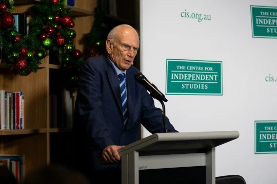 Richard Alston speaking at CIS event: ''Is there more to life than politics?''