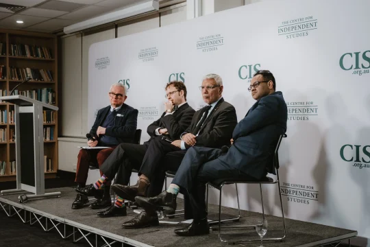 Peter Kurti, Damien Freeman & Nyunggai Warren Mundine AO