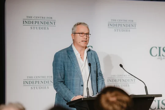 Tom Switzer speaking at CIS event ''The Greater Middle East: Part 2 with Bret Stephens – Sydney