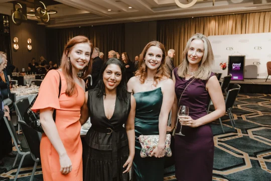 Naomi Shivaraman, Emilie Dye and Claire Lehmann at JBL Annual Gala 2024