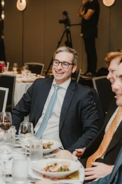 Our Education Program Director Glenn Fahey at JBL Annual Gala 2024