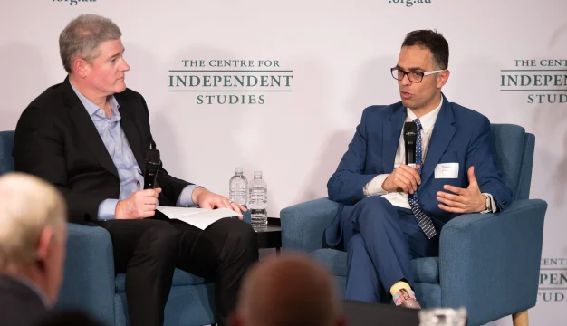 Simon Cowan & Daniel Mookhey on stage