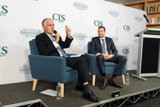 John Anderson speaking at CIS event ''Redouble, or rethink? What to do about the energy transition''