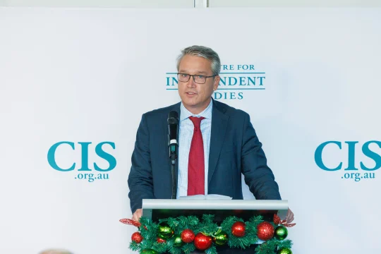 Tom Switzer speaking at CIS event ''Is Australia’s Financial System Ready for the 21st Century?''