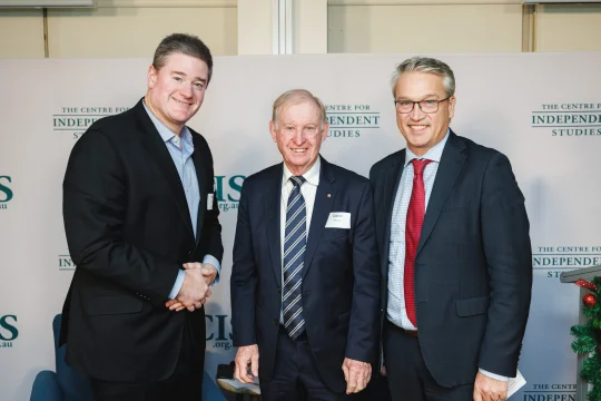 Simon Cowan, David Murray AO & Tom Switzer