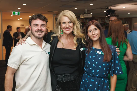 CIS Staff - Nic Peschler (Marketing Specialist), Trish Murray (Development Executive) and Olivia Wilson (Membership and Fundraising Executive & Data Analyst)