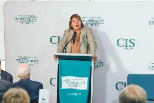 Kerrynne Liddle speaking at CIS event ''Economic Growth and Policy Reform for Indigenous Australians''