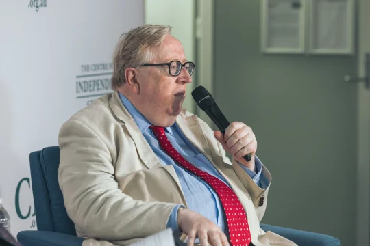 Simon Heffer speaking at CIS event ''Why Is the World Tilting Right?''