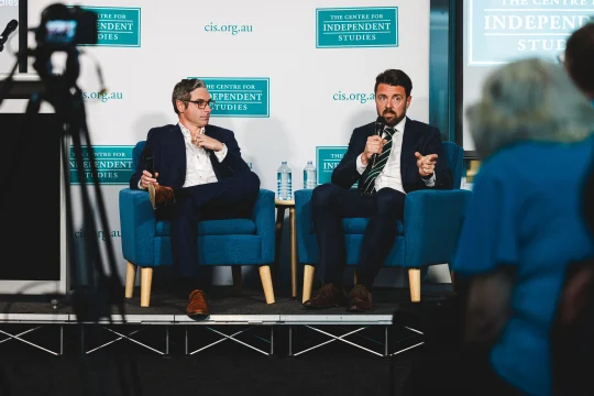 Glenn Fahey & Jonathon Duniam on stage