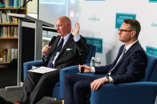 Peter Tulip & Andrew Bragg on stage