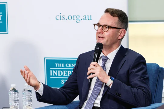Andrew Bragg speaking at CIS event ''Reviving the Australian Dream with Senator Andrew Bragg''