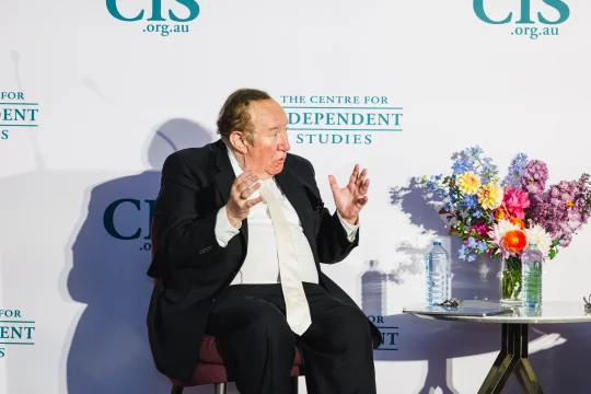 Andrew Neil speaking at the Annual Gala Dinner & Lecture 2025