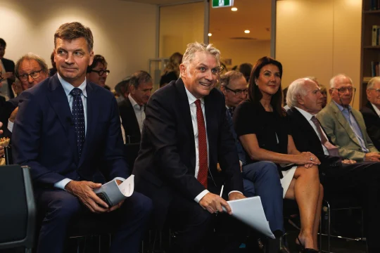 Angus Taylor & Michael Stutchbury